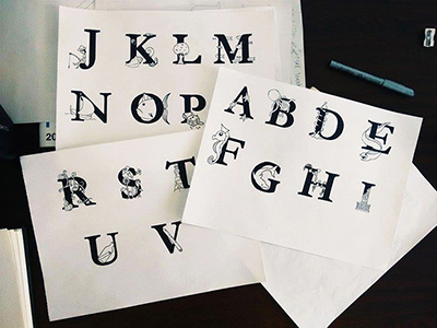 Lettering for "The Stolen Medusa" book children font handmadefont illustrtion lettering typography