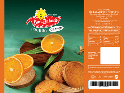 Orange Cookie Photograph and Design
