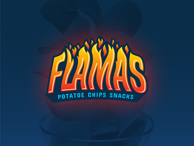 Flamas - Packaging Design bagdesign chips chipsdesign food fooddesign foodpackaging graphic graphicdesign packaging packagingdesign