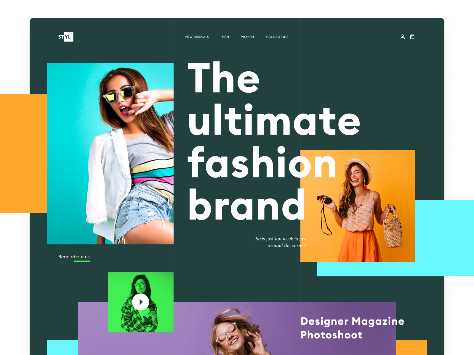 Apparel site Design by PopArt Studio on Dribbble