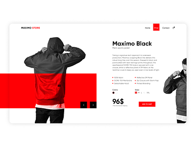 MAximo Store - User Interface Shop Layout design designer designinspiration ecommercetips ecommercewebsite eommerce inspiration luxbridge shop shopwebsite uiux userinterface ux uxdesign uxlife uxresearch uxuidesign woocommerce