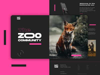 The ZOO Community - Web Design concept