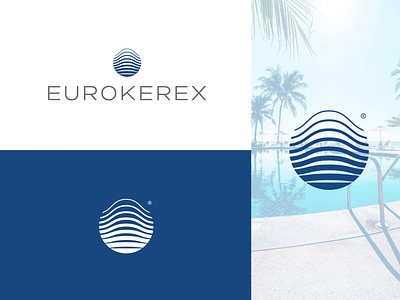 Eurokerex - Logo Redesign blue brand branding bussines card corporate design design illustration logo memo modern redesign vector