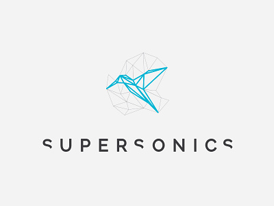 Supersonics Logo app austria hummingbird logo logodesign software supersonics