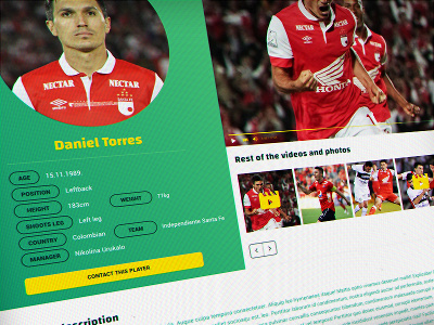 ScoutWin app design football scoutwin ui ux web webdesign win