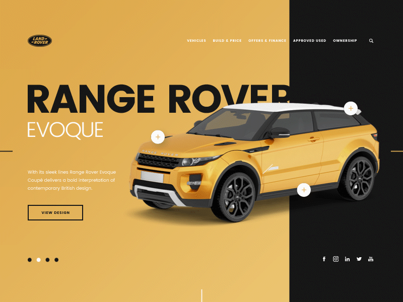 Range Rover Evoque - UI Design