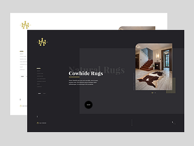 Web design animal black chair company cow elegant importer natural rug web webdesign