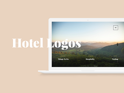 Logos Hotel web design hotel logos nature orange web web design