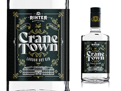 Rihter Distilery's CRANE TOWN Gin