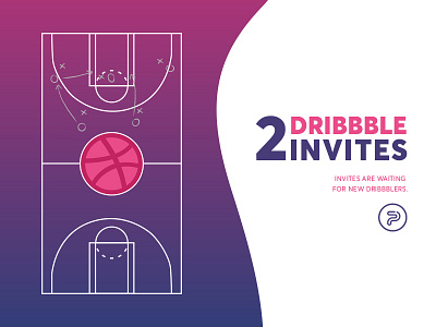 2 Dribbble Invites basketball design dribbble invite free giveaway graphic illustration play ui