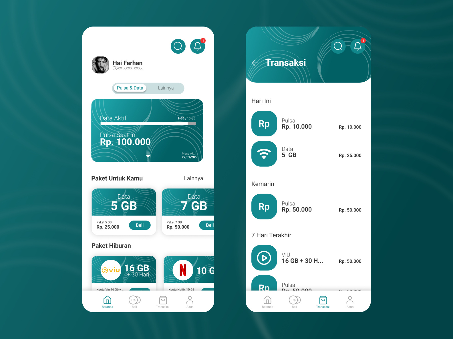 Provider App by Farhan Dwi Cahyo on Dribbble