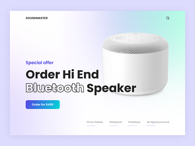 Landing Header - Bluetooth Speaker