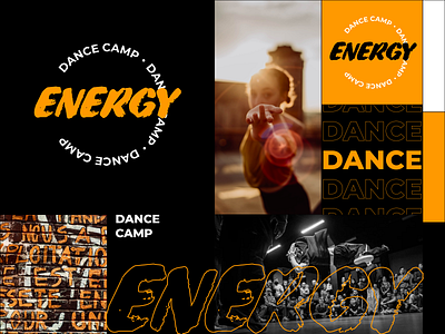 Logo for Energy dance camp branding design graphic design logo