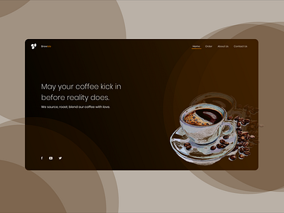 Brew Isle - Landing page concept