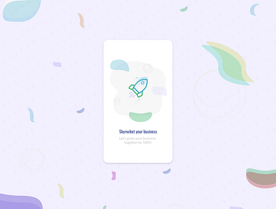 Onboarding Splash Screen app branding design flat icon illustration typography ui ux vector