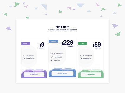 Pricing Page Concept