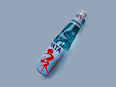 Ramune drawing illustration photorealistic drawing photoshop