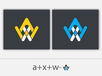 AXW Letter Logo Design