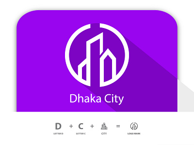 Letter DC Logo Design | City Logo Design | Building Logo