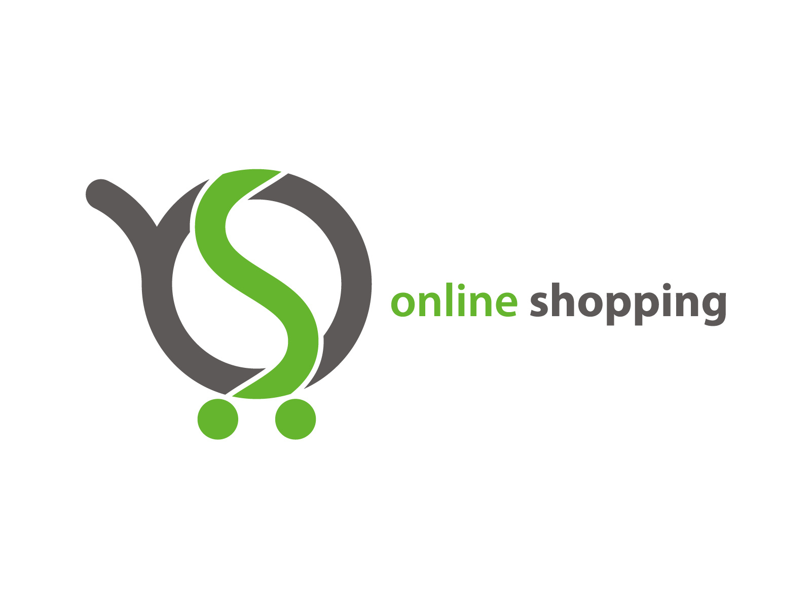 Online Shopping Logo Design Letter Cart by M Rasel