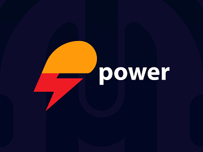 P Letter Logomark Design | Letter p power logo icon vector