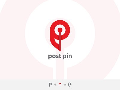 Letter P+Pin Logo | Logo Maker | Logo Design | Modern Logo