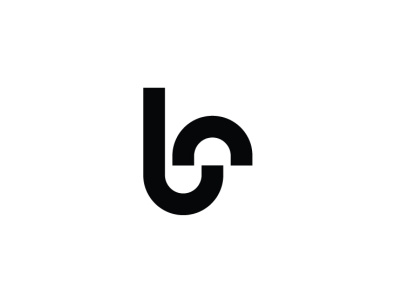 monogram letter mark / bs lettermark / bs letter logo