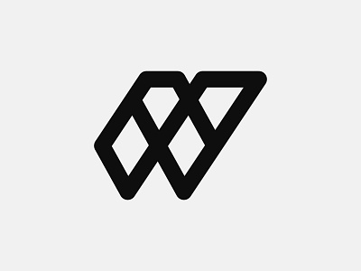 A+N geometric logo Design / monogram / branding / modern logo