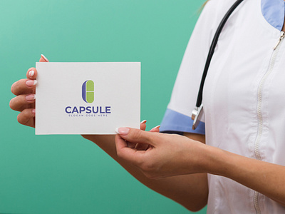 C + Capsule logo design | Medicine Logo | branding | icon