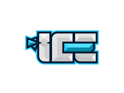 Ice Text Logo