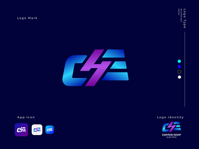 C H E Logo Design branding graphic design logo