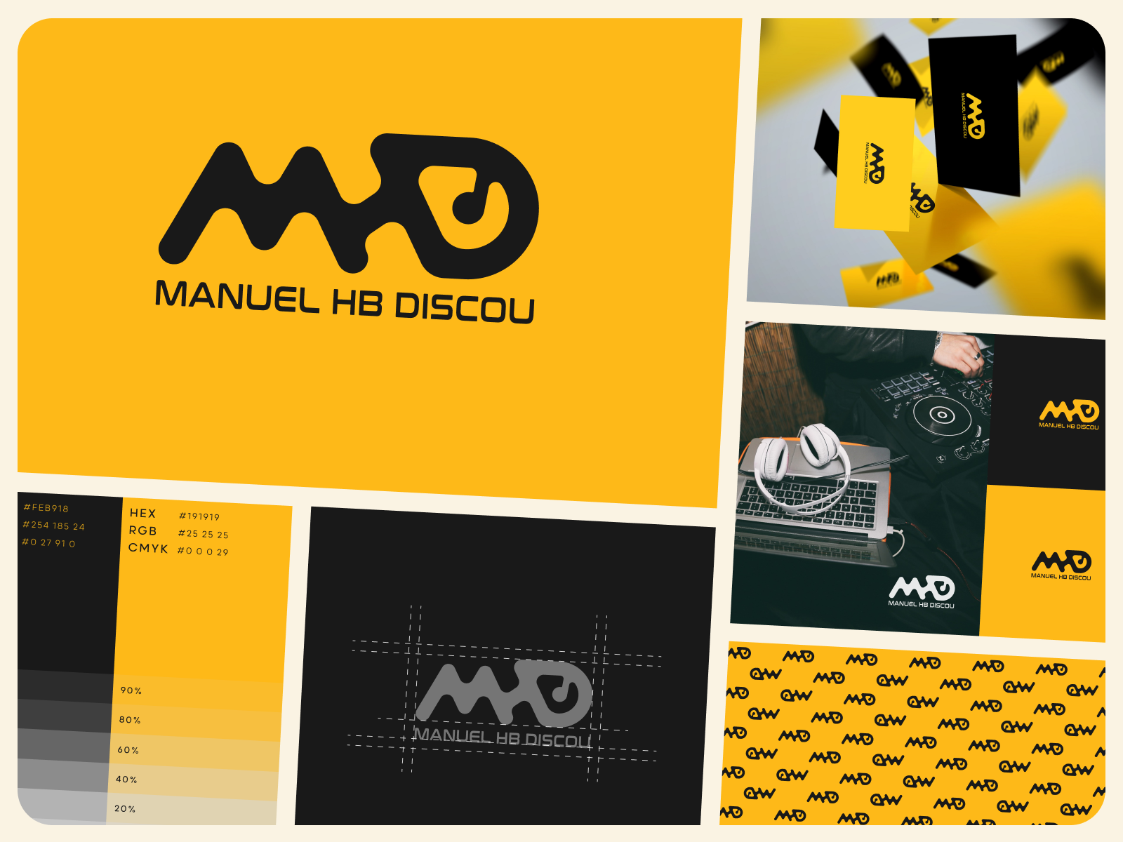 MHD Music Branding by Mohib Ahmed on Dribbble 