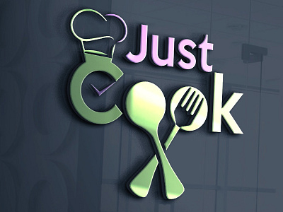 Just Cook designe logo