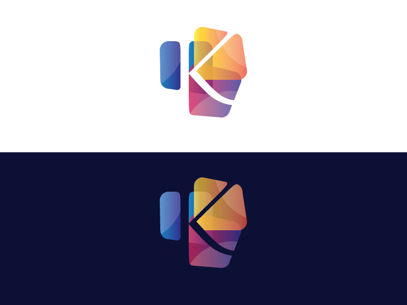 K latter logo by Mohib Ahmed on Dribbble