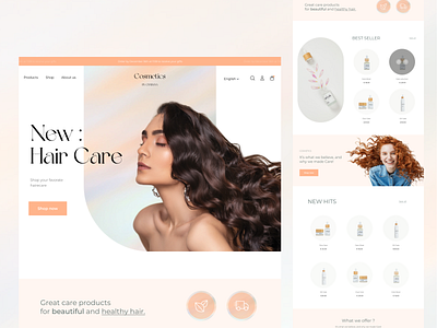 E-commerce Cosmetics Store beauty product landing page cosmetics cosmeticstore ecommerce ecommercestore onlinestore shopify shopifystore shopifywebdesign shopifywebsite uistore uiux uiuxdesign