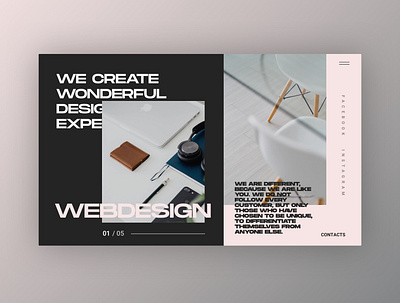 Web Agency - Home Exploration agency agency website clean design home homepage minimal typography ui web web design webdesign website