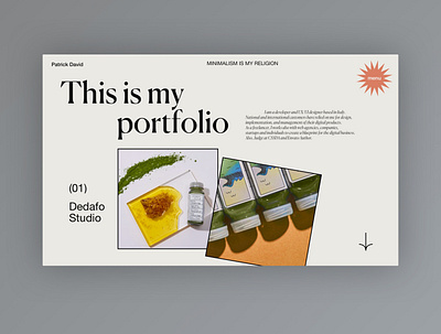 My new Portfolio - Mood Exploration clean design homepage minimal portfolio typography ui web design webdesign website