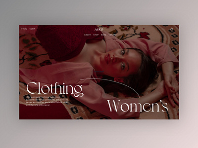 Ecommerce Shop - Mood Exploration brand clean design ecommerce fashion minimal shop typography ui web web design website