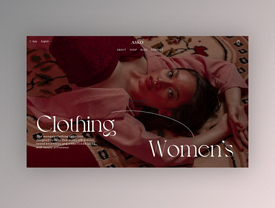 Ecommerce Shop - Mood Exploration brand clean design ecommerce fashion minimal shop typography ui web web design website