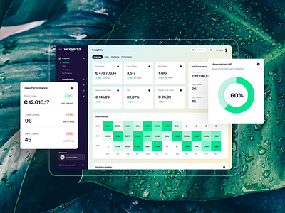 Viceversa - Finance Dashboard Design