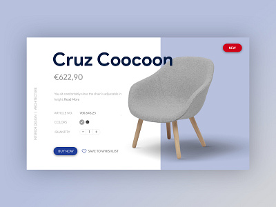 UI Concept - Furniture design furniture landing landing page minimal ui uidesign ux web website