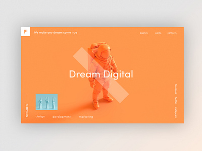 Creative Agency - Home Page Exploration