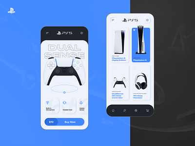 Playstation 5 - Store app concept design