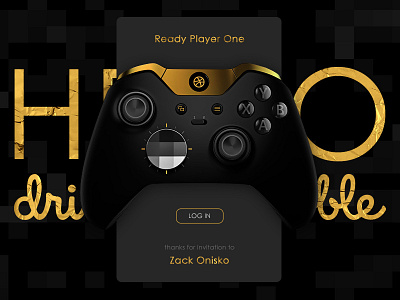 Hello Dribbble! Player One Ready! debut debut shot debutshot design dribbble game gamepad gamer games geek hello hello dribbble player playerone readyplayerone
