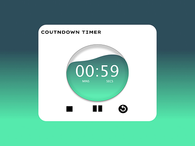 Daily Design: #014 Countdown Timer 100 days ui challenge 100dayui challenge daily ui design ui uidesign ux vector