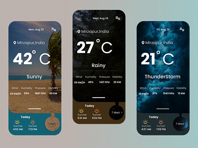 #Daily UI 37: Weather App