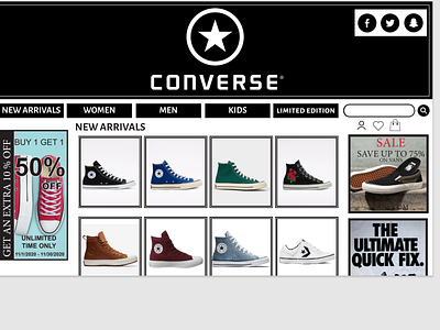 Converse Mockup