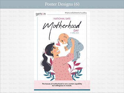 Motherhood Day Poster graphic design motherhood day poster design