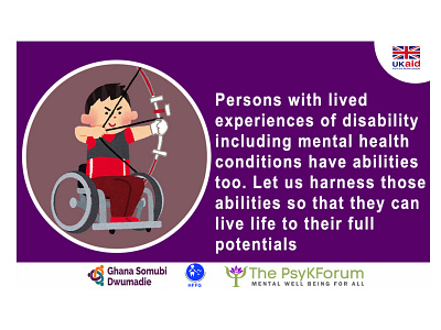 Persons living with disabilities have potentials too.