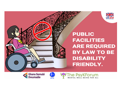 All public facilities should be disability friendly branding design graphic design ui
